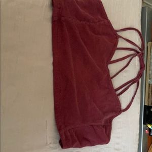 🦅Burgundy American Eagle Outfitters crop top🦅